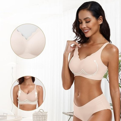 Biustonosz Bez Fiszbin z Falbanką