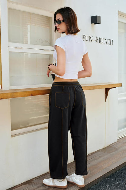 Luźne Szerokie Spodnie Na Codzień