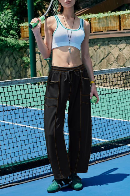 Luźne Szerokie Spodnie Na Codzień