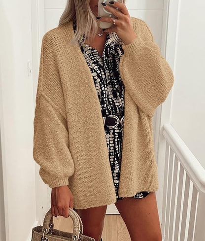 Lekki Dzianinowy Kardigan Damski