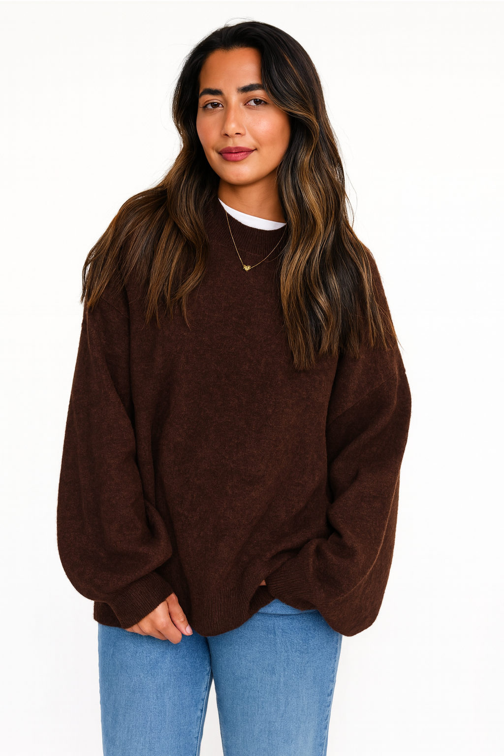 Sweterek Oversize Na Jesień i Zimę