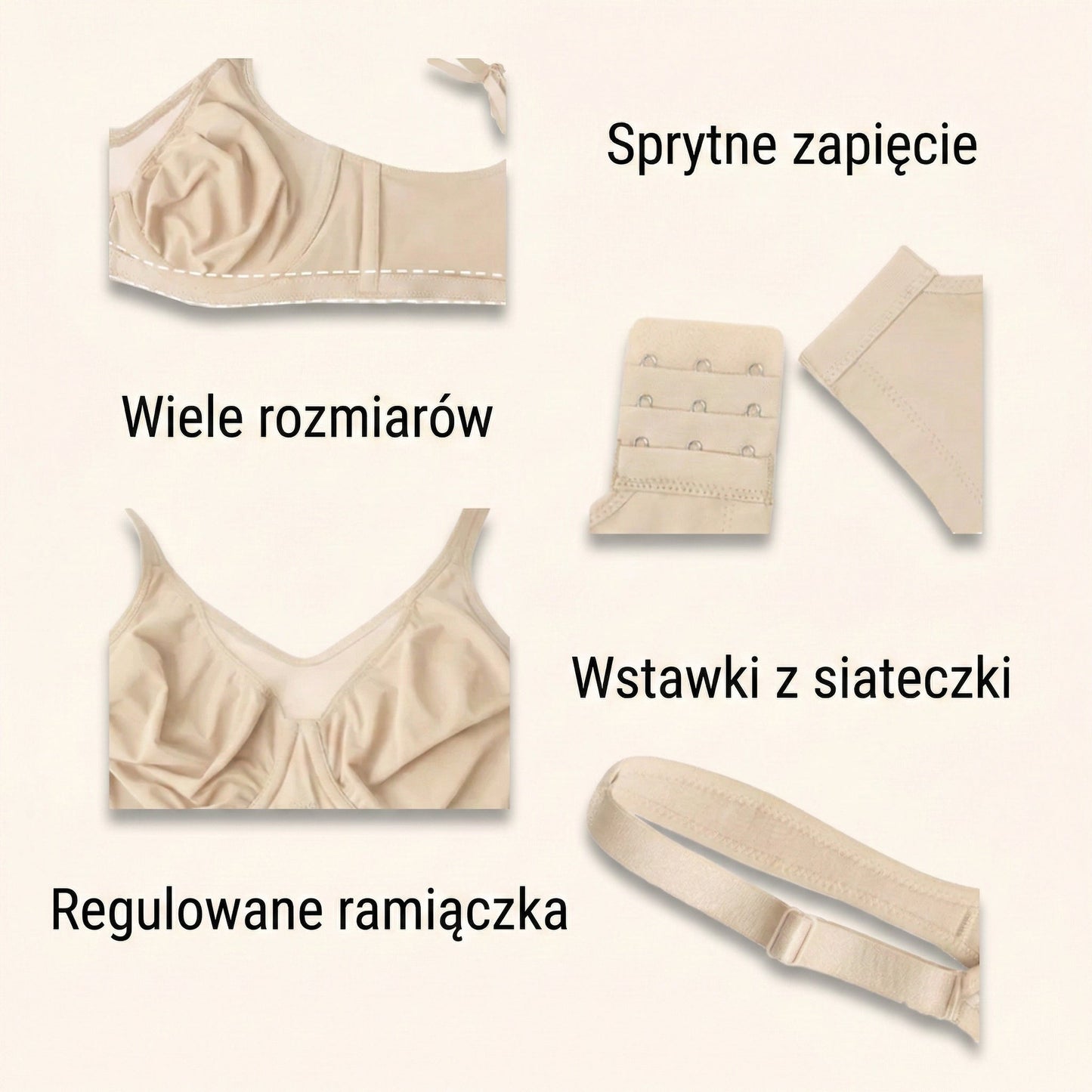 Biustonosz modelujący z pełnym kryciem