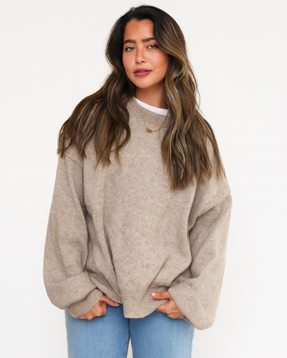 Sweterek Oversize Na Jesień i Zimę