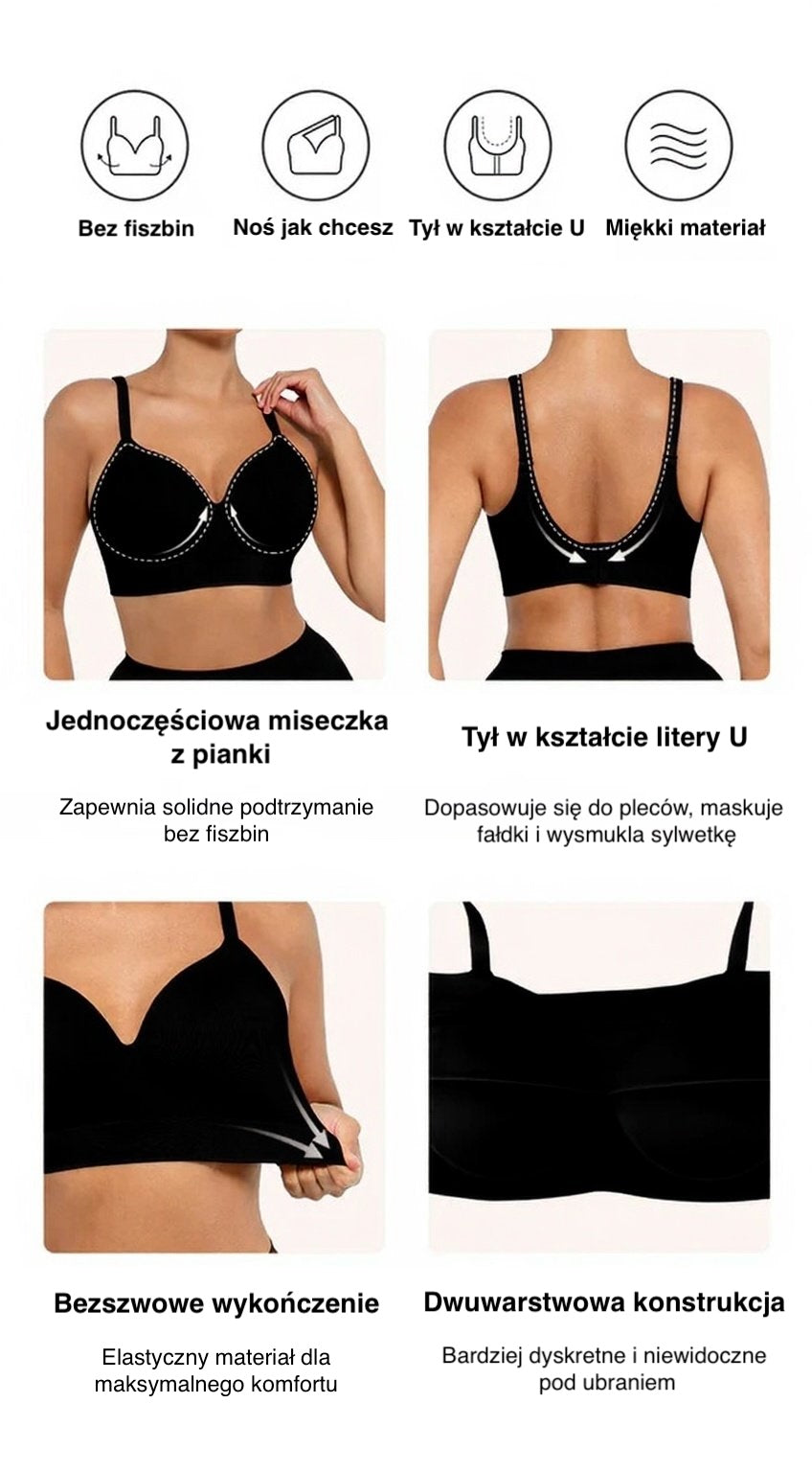 Biustonosz Wspierający Bez Fiszbin