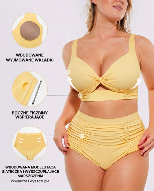 Wyszczuplający Strój Kąpielowy 2-częściowy